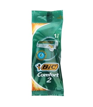 تصویر  تیغ 2 لبه Comfort 2 صابون‌ دار بیک 1 عددی