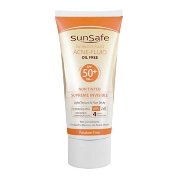 تصویر  فلویید ضدآفتاب فاقد چربی +SPF50 آکنئیک سان سیف 50 میل