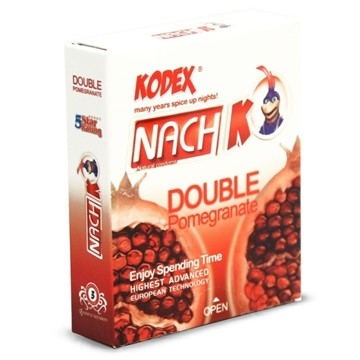 تصویر  کاندوم Double Pomegranate کدکس 3 عددی