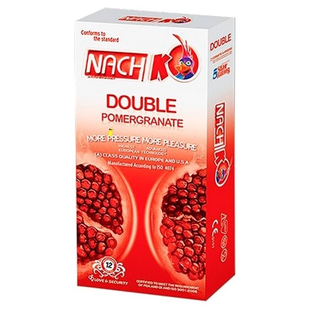 تصویر  کاندوم Double Pomegranate کدکس 12 عددی