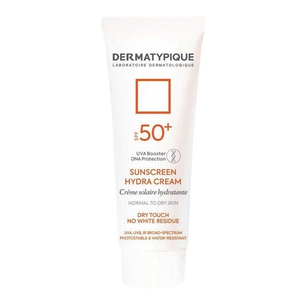تصویر  ضد آفتاب بی رنگ هیدرا SPF50 پوست های نرمال تا خشک درماتیپیک 50 میل