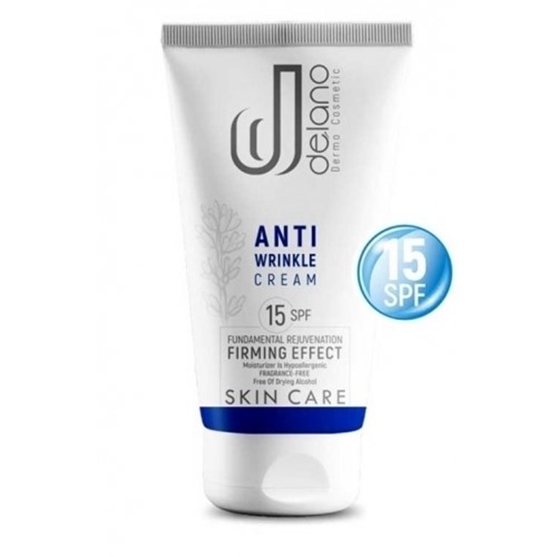 تصویر  کرم ضد چروک با SPF15 دلانو 50 میل