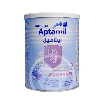 تصویر  شیر خشک مناسب از 6 ماه به بعد آپتامیل اچ آ 2 Prosyneo نوتریشیا 400 گرم