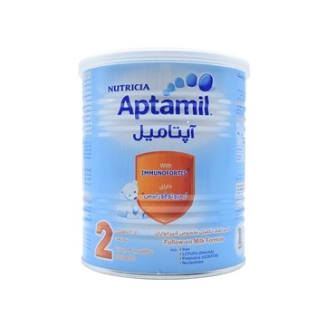 تصویر  شیر خشک مناسب شیرخوران 6 تا 12 ماه آپتامیل 2 نوتریشیا 400 گرم