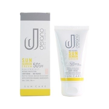 تصویر  کرم ضدآفتاب بایوتچ SPF50 رنگ بژ روشن دلانو 50 میل