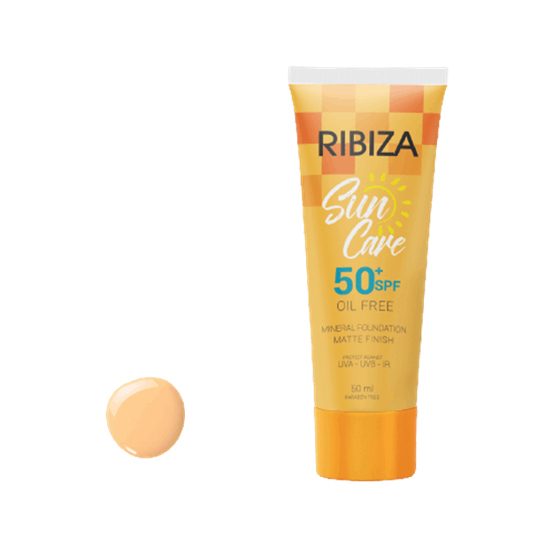 تصویر  ضد آفتاب فاقد چربی رنگی SPF50+ رنگ 01 ریبیزا 50 میل