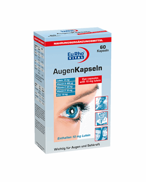 تصویر  سافت ژل تقویت چشم و بینایی اوژن یوروویتال 60 عددی