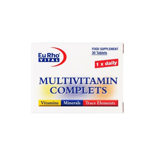 تصویر  قرص مولتی ویتامین و مینرال ویتافیت کامپلت یوروویتال 30 عددی