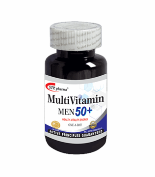 تصویر  مولتی ویتامین مردان بالای 50 سال اس تی پی فارما 30 عددی