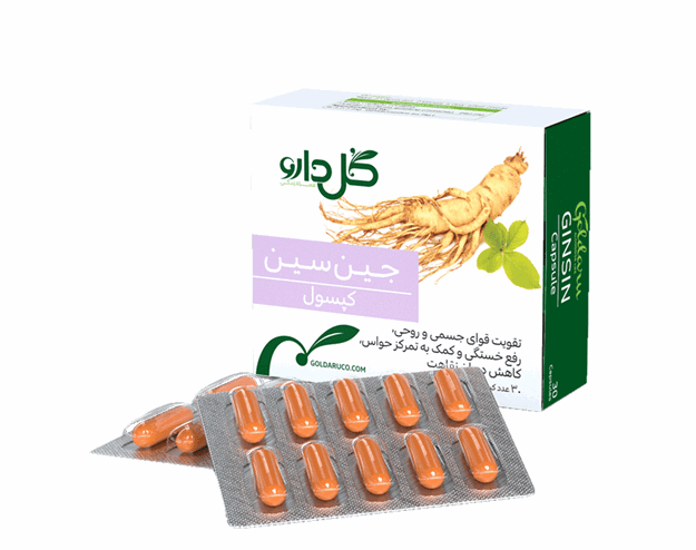 تصویر  کپسول جین سین گل دارو 30 عددی