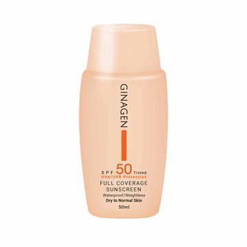 تصویر  ضد آفتاب رنگی SPF50 پوست نرمال و خشک رنگ شماره 3 ژیناژن 50 میل