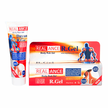 تصویر  ژل موضعی عضلات و مفاصل R.Gel ریلنس دایان فارما 100 گرم