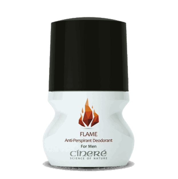 تصویر  دئودورانت مردانه با رایحه گرم FLAME سینره 50 میل