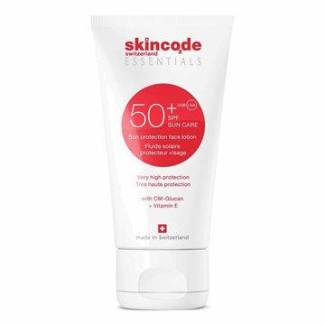 تصویر  لوسیون ضد آفتاب بی رنگ SPF50 اسکین کد 50 ميل