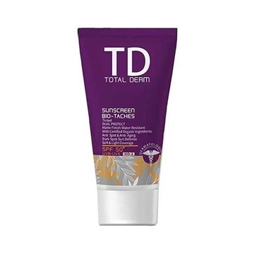 تصویر  کرم ضد آفتاب رنگی SPF50 بایوتاچ شماره 02 توتال درم 50 میل