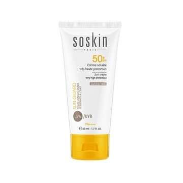 تصویر  کرم ضد آفتاب بی رنگ SPF50 ساسکین 50 میل