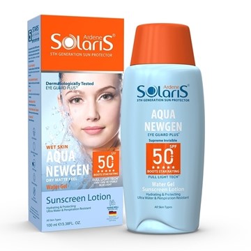 تصویر  لوسیون ضدآفتاب آبرسان آکوا نیوژن +SPF 50 سولاریس آردن 100 میل