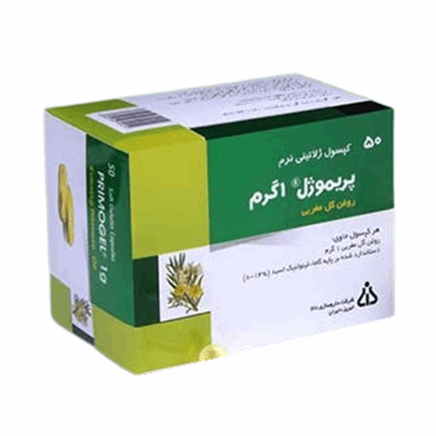 تصویر  سافت ژل روغن گل مغربی پریموژل دانا 50 عددی