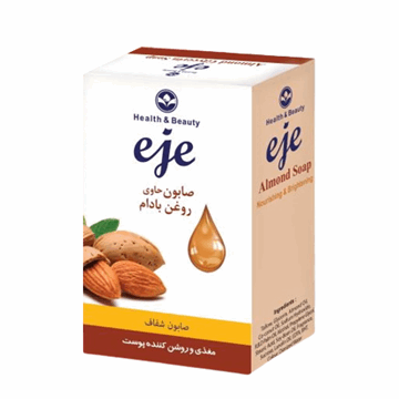 تصویر  صابون گلیسرینه روغن بادام اژه 100 گرم