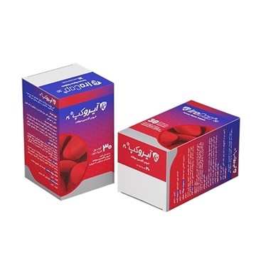 تصویر  کپسول فروس گلایسین سولفات آیروکپ آدریان 30 عددی