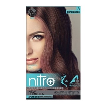 تصویر  کیت رنگ مو و ابرو شماره 6 نیترو پلاس