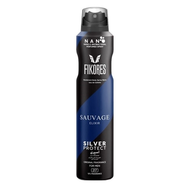 تصویر  اسپری نانو بدن مردانه sauvage elixir فیکورس 200 میل