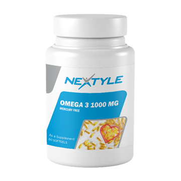 تصویر  سافت ژل امگا 3 1000 میلی گرم نکستایل 60 عددی