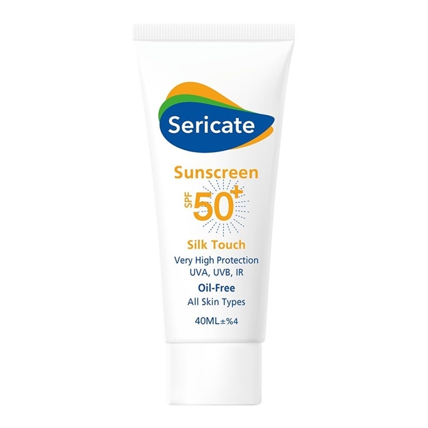 تصویر  کرم ضد آفتاب بی رنگ SPF50 سیلک تاچ سری کیت 40 میل