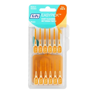 تصویر  مسواک بین دندانی نرم مدل EASYPICK سایز XS/S تپه 36 عددی