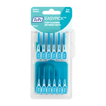تصویر  مسواک بین دندانی نرم مدل EASYPICK سایز M/L تپه 36 عددی