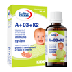 تصویر  قطره ویتامین A+ D3+ K2 یوروویتال 30 میل