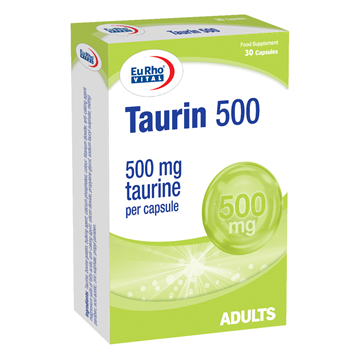 تصویر  کپسول تائورین 500 میلی گرم یوروویتال 30 عددی