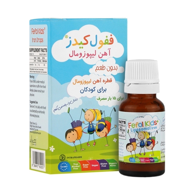 تصویر  قطره خوراکی بدون طعم ففول کیدز  15 میل
