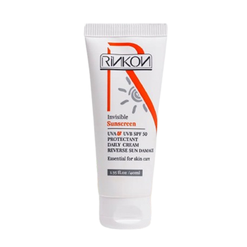 تصویر  کرم ضد آفتاب بی رنگ SPF50 رینکون 40 میل