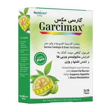 تصویر  قرص گارسی مکس نیچرز اونلی 30 عددی