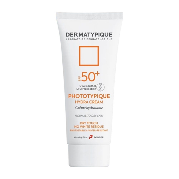 تصویر  ضد آفتاب بی رنگ SPF50 پوست های نرمال تا خشک درماتیپیک 50 میل