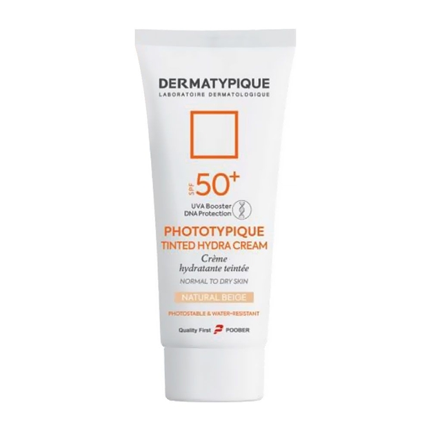 تصویر  ضد آفتاب SPF50 پوست نرمال تا خشک رنگ بژ طبیعی درماتیپیک 50 میل