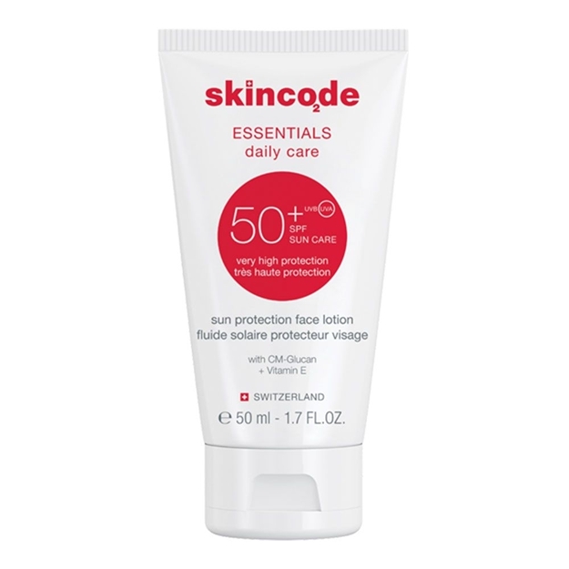 تصویر  لوسیون ضد آفتاب بی رنگ SPF50 اسکین کد 50 ميل