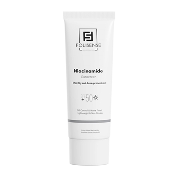 تصویر  کرم ضد آفتاب نیاسینامید SPF50 پوست چرب فولی سنس 40 میل