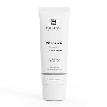تصویر  کرم ضد آفتاب ویتامین سی SPF50 پوست نرمال فولی سنس 40 میل