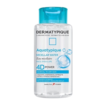 تصویر  محلول پاک کننده آرايش پوست نرمال تا خشک درماتیپیک 250 میل