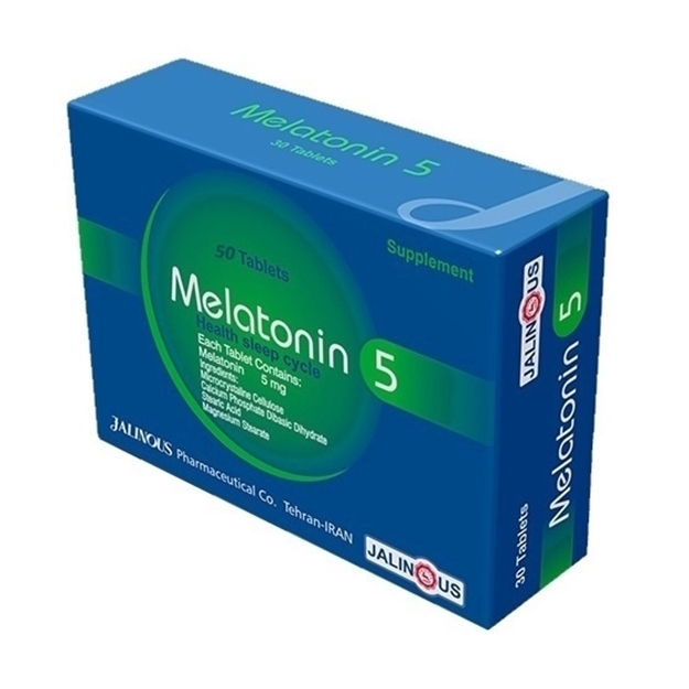 تصویر  قرص ملاتونین 5 جالینوس 50 عددی