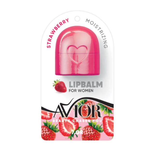 تصویر  بالم لب کرو رنگی توت فرنگی آویور 7 گرم