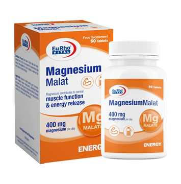 تصویر  قرص منیزیم مالات یوروویتال 60 عددی