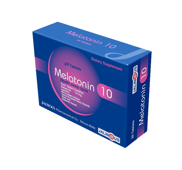 تصویر  قرص ملاتونین 10 جالینوس 50 عددی
