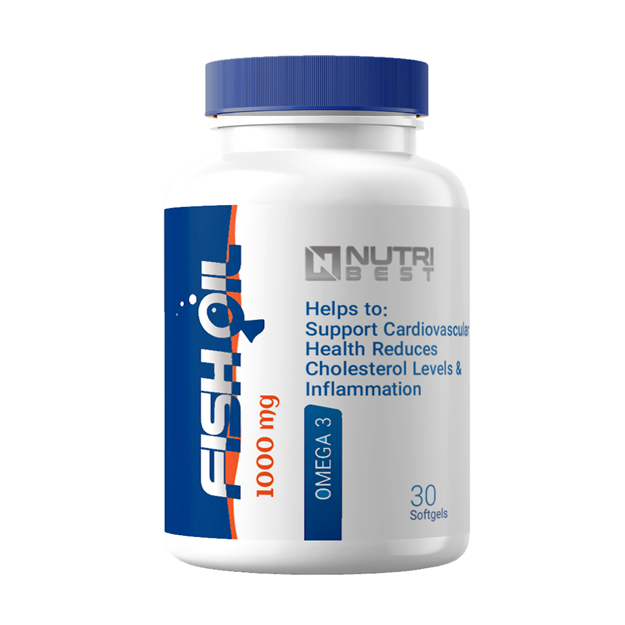 تصویر  سافت ژل روغن ماهی امگا3 1000 نوتری بست 30 عددی