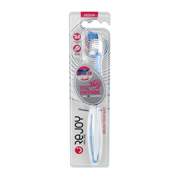 تصویر  مسواک توتال وایتنینگ 360 درجه با برس متوسط ریجوی