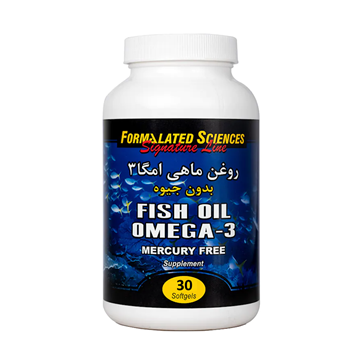 تصویر  سافت ژل روغن ماهی امگا 3 فرمولیتد ساینسز 30 عددی