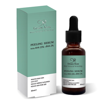 تصویر  سرم لایه بردار AHA 15% و BHA 2% دریم رز 30 میل