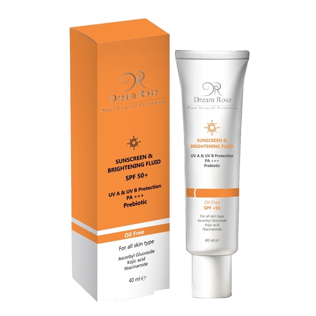 تصویر  فلویید ضدآفتاب و روشن کننده فاقد چربی SPF50 دریم رز 40 میل